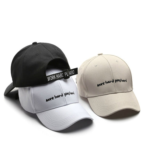 Work Hard, Play Hard Baseball Cap