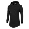 Longline Hoodie with Side Zips