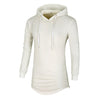 Longline Hoodie with Side Zips