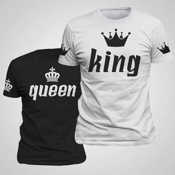 King Queen T-Shirt barcode LDN - Main Image